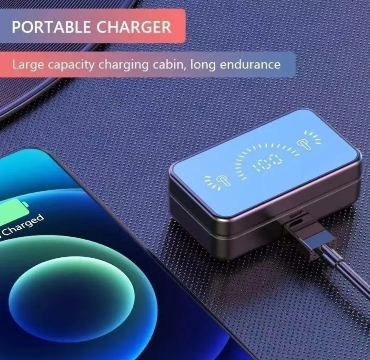 Fone de Ouvido Bluetooth TWS com Display Digital - Foto 5