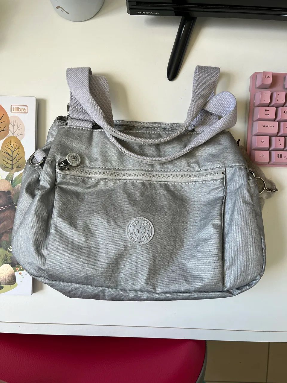 Bolsa kipling mão ombro original 