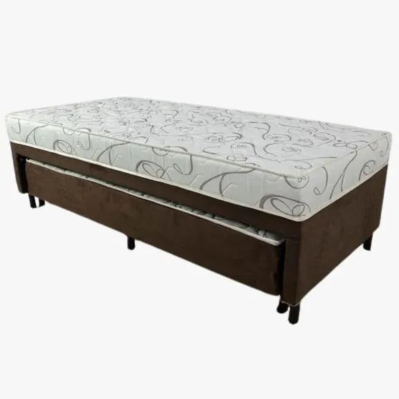 Cama Box Solteiro + Auxiliar Sonho Bom D28 Pronta Entrega  - Foto 2