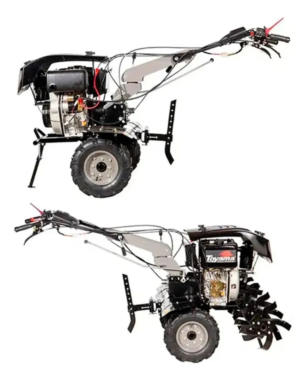 Motocultivador Diesel 11hp 4t 418cc Partida Eletrica Toyama - Foto 4