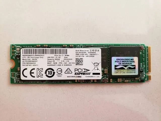 SSD NVME M.2 256, 120