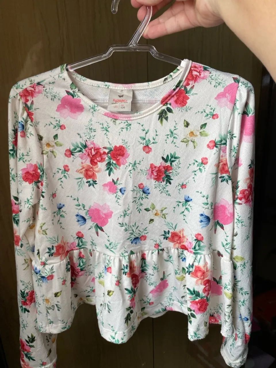 Blusinha infantil manga longa Fuzarka 7/8 anos