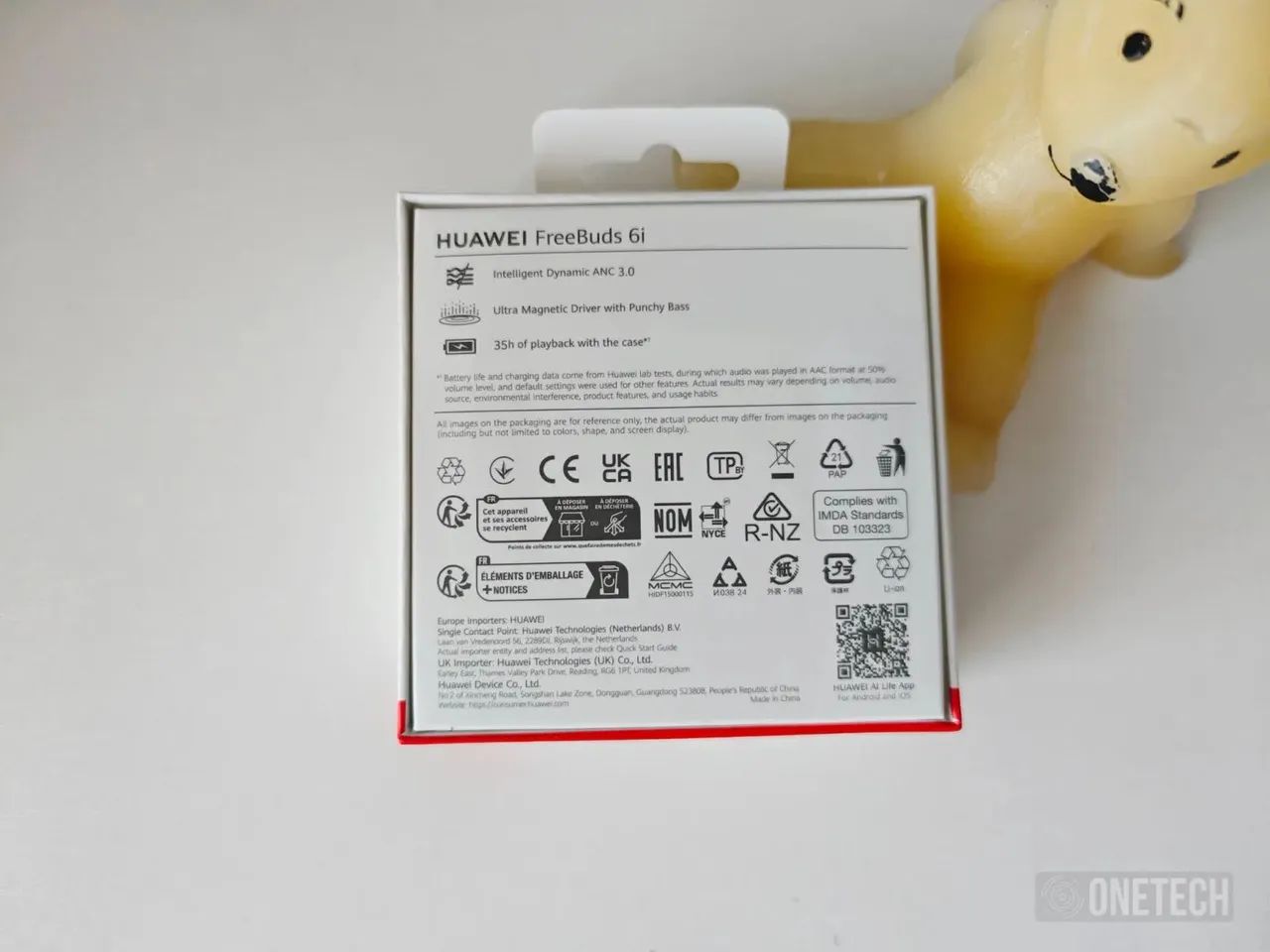Fone De Ouvido Bluetooth Huawei Freebuds 6i Ip54 Preto - Foto 2