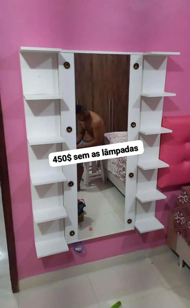 Espelho com iluminação para maquiagem - Foto 5