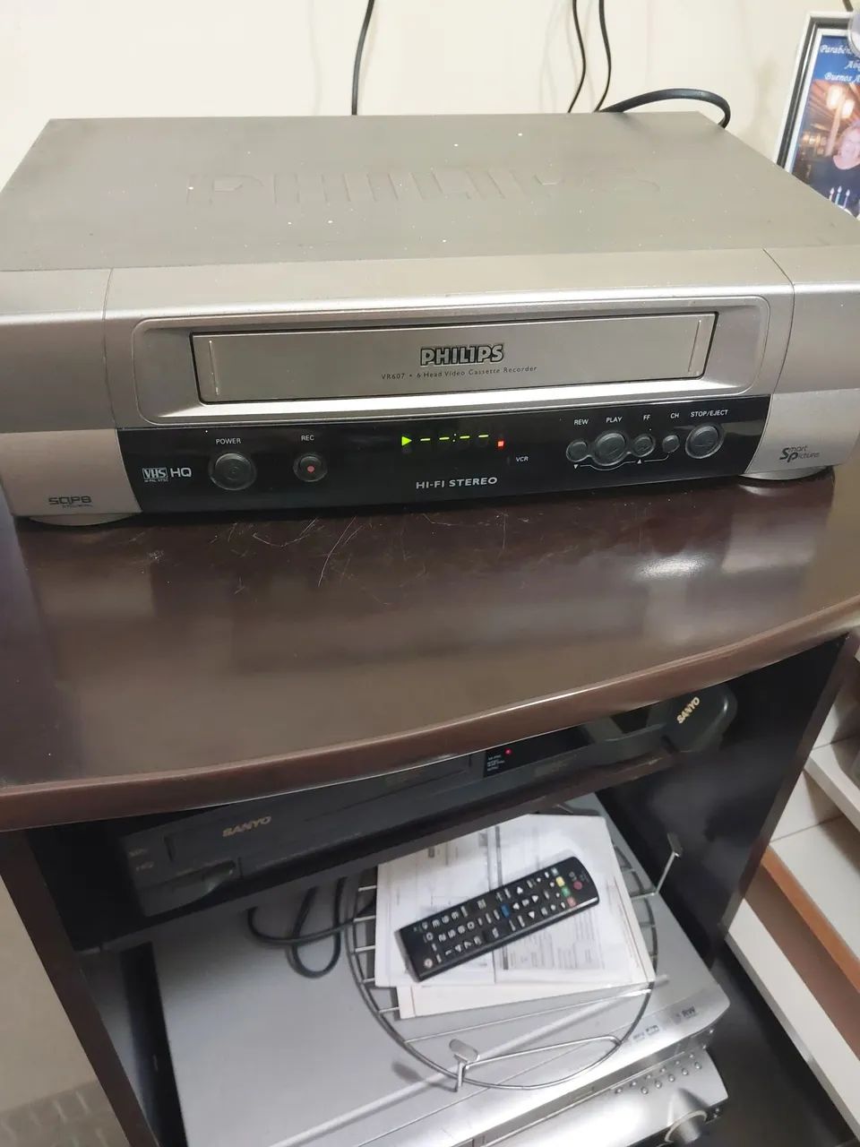 Videocassete Philips VR-607/78. 6 Cabeças. 