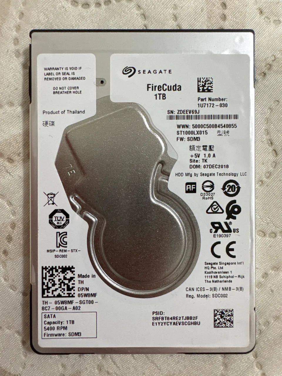 Seagate FireCuda 1TB 