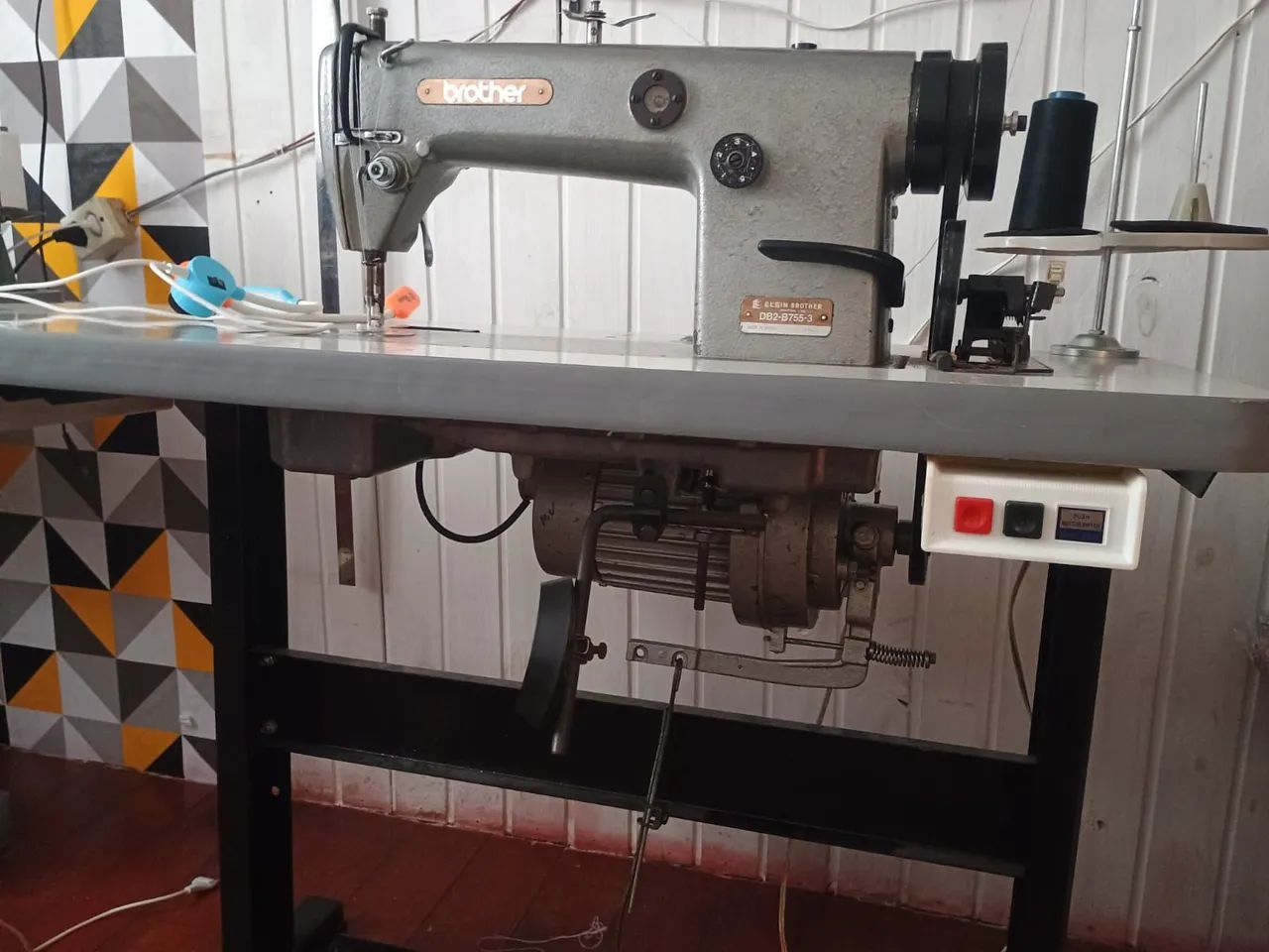 Máquina reta industrial 