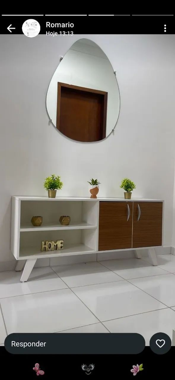 , rack em promoção aproveite 100% MDF para TV até 55 polegadas Valor  270$ ? - Foto 4