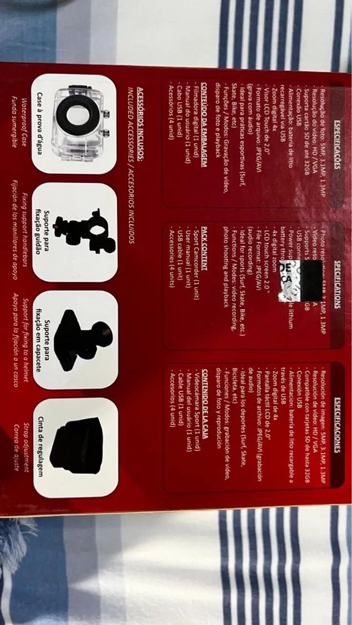 Filmadora Sport FS201 - Foto 2