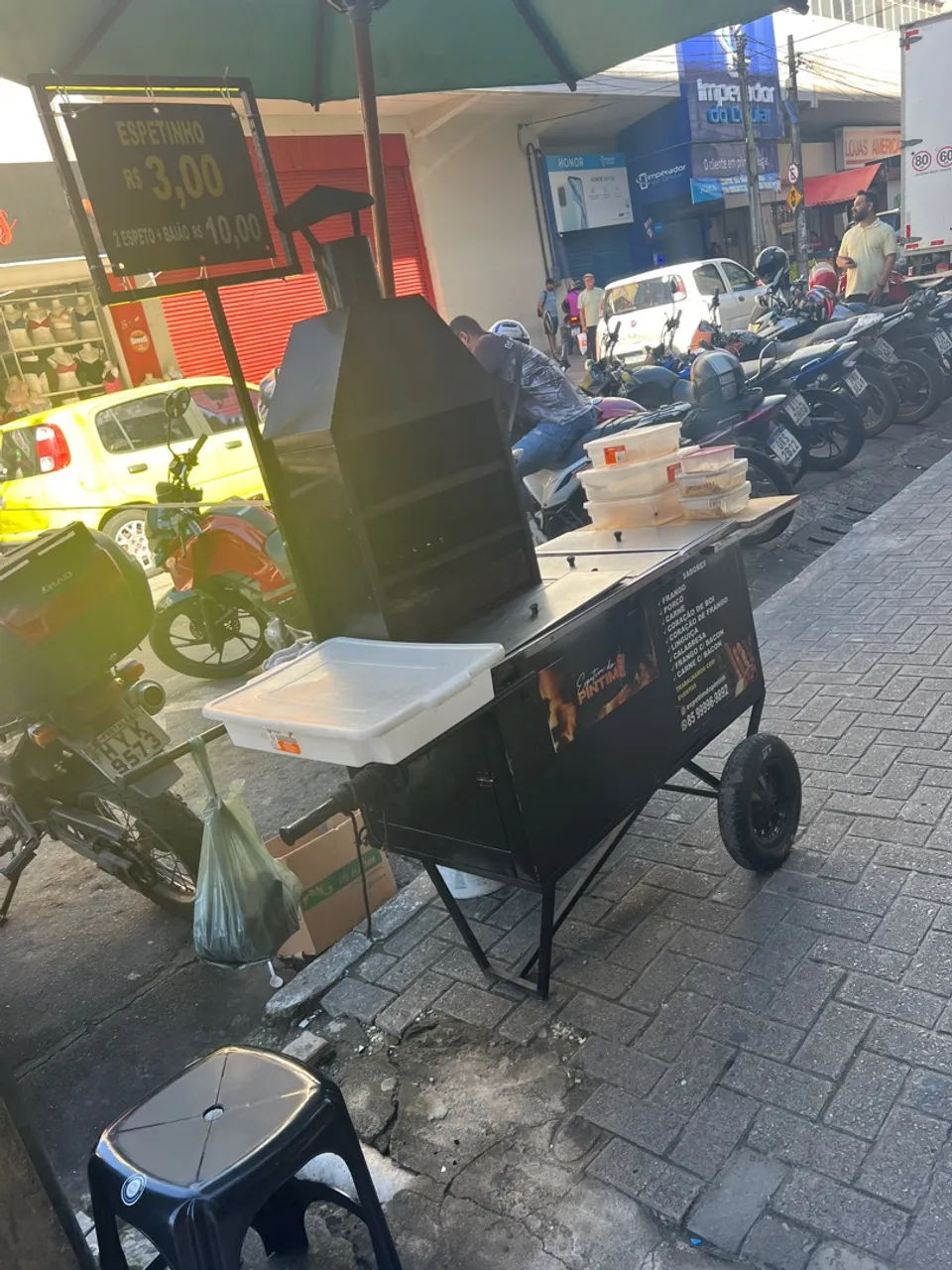 Carrinho de Espetinho - Pintim Espetinhos