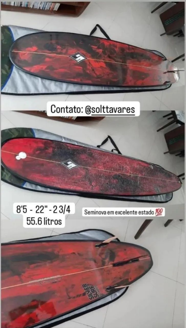 Vendo mini long 8'5 Silver Surf