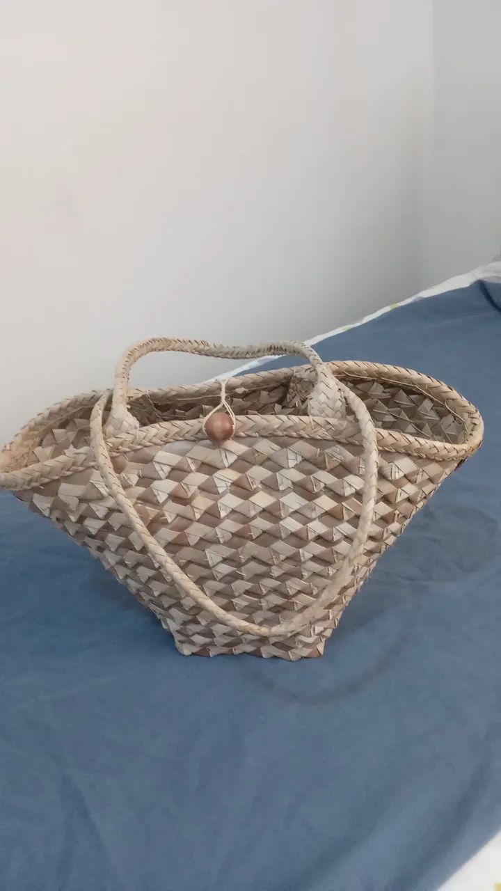 Bolsa de praia ou piscina de  palha 
