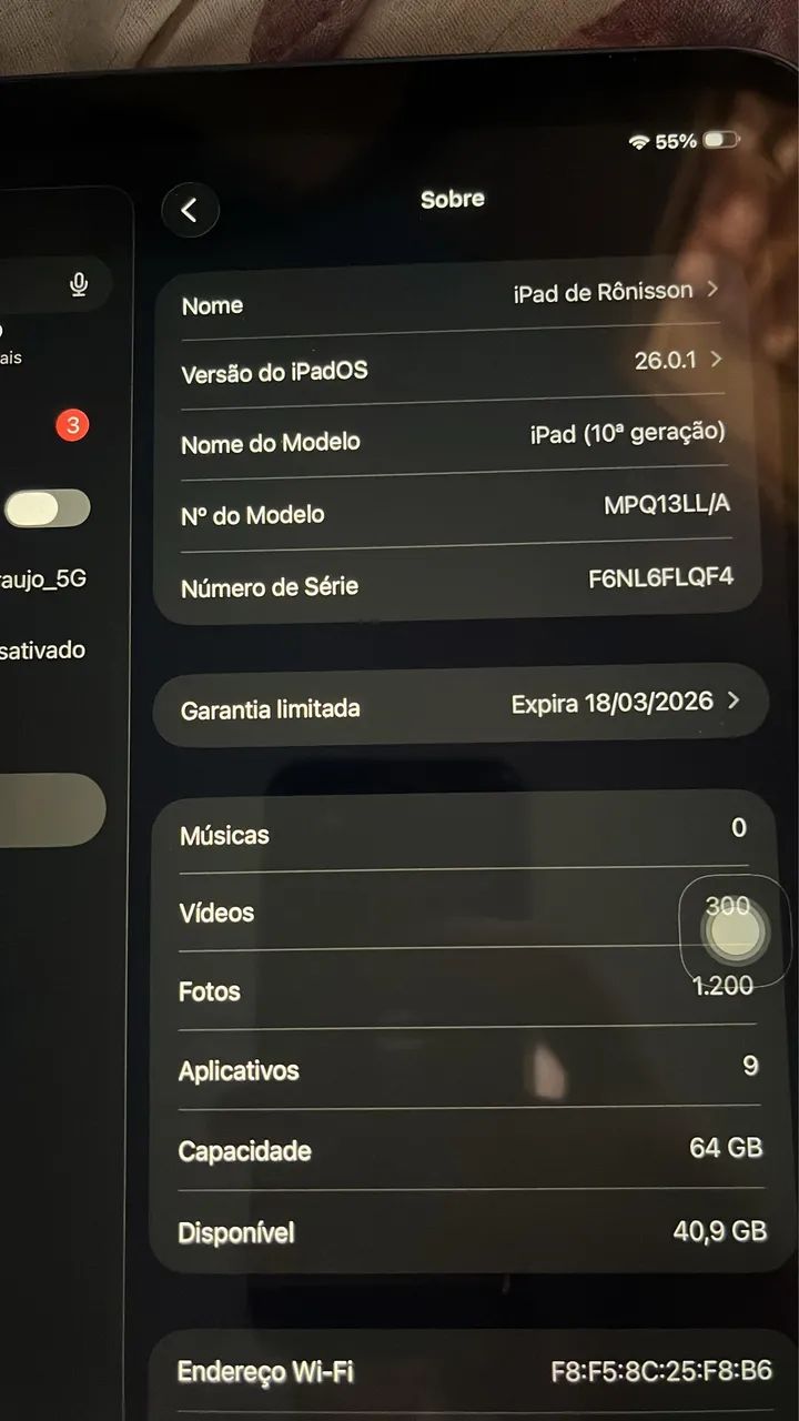 iPad 10 com Garantia Apple64302529778819122