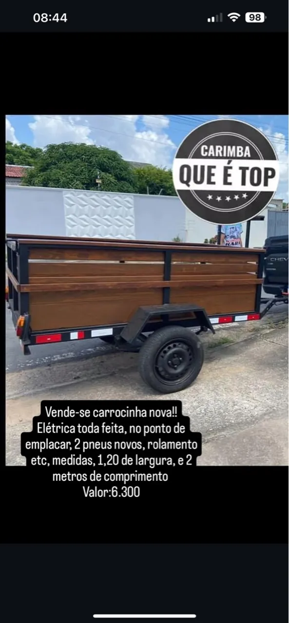 Carrocinha estado de nova