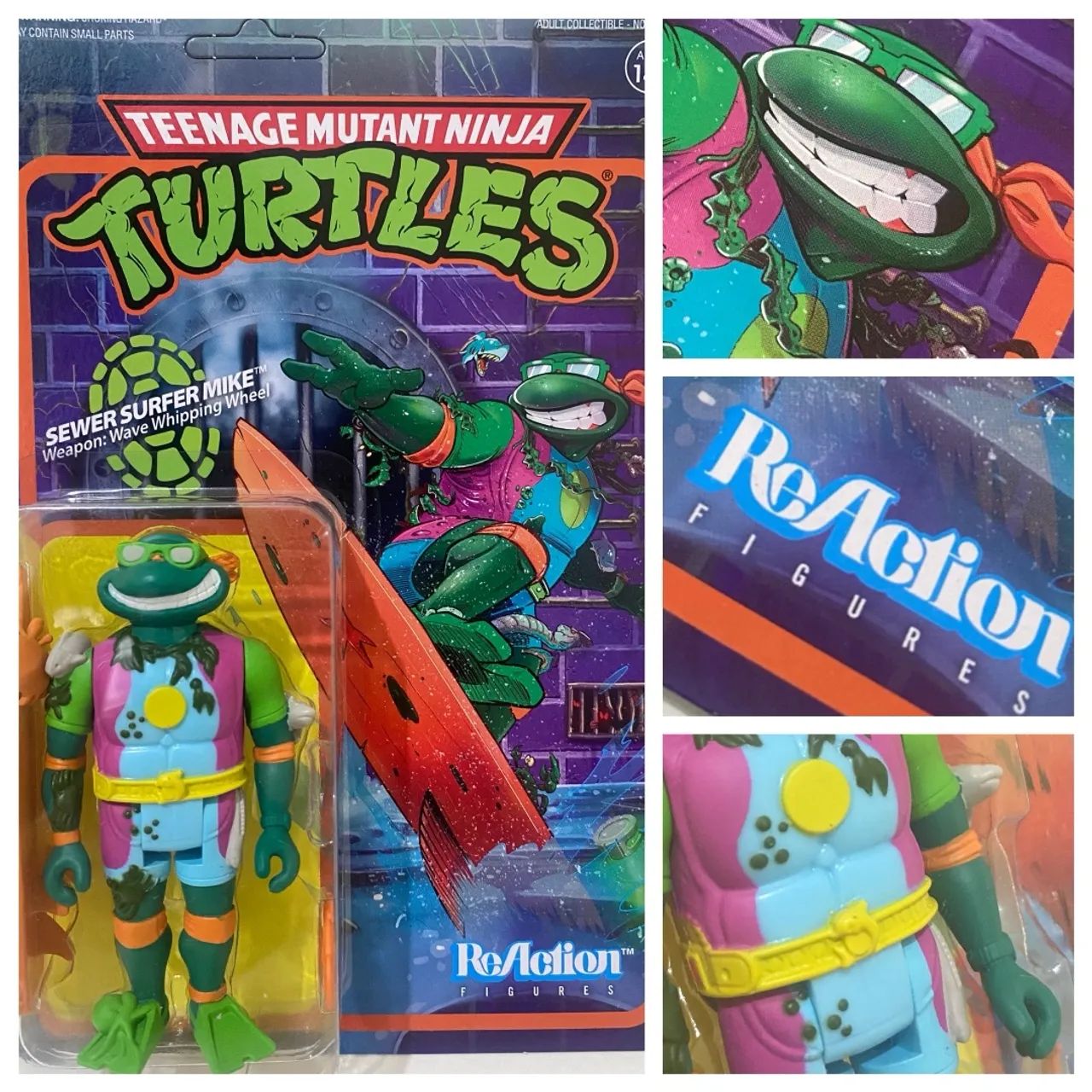 Sewer Surfer Mike - Tartarugas Ninja TMNT ReAction | Super764728148054145120