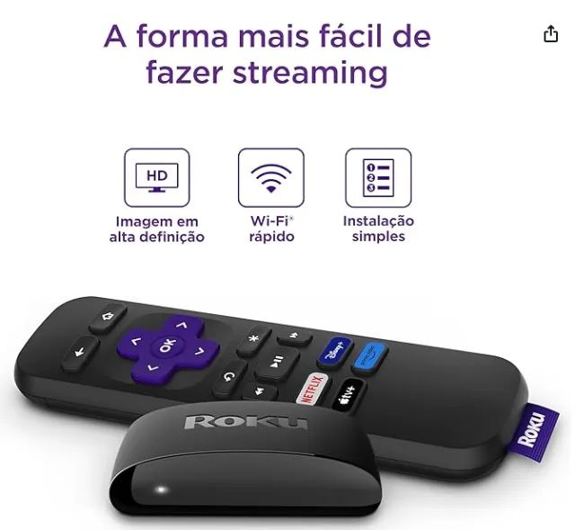 Dispositivo de streaming para TV HD/Full HD compatível com Alexa, Siri e Google - Foto 2