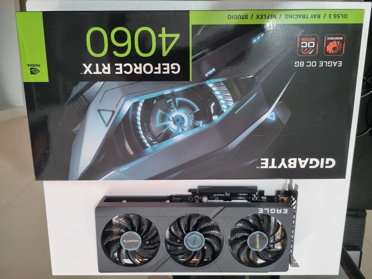 Placa de video RTX 4060 Gigabyte64166983491587122