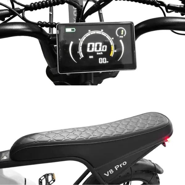Bicicleta eletrica V8 Pro 48v 15ah - Foto 3