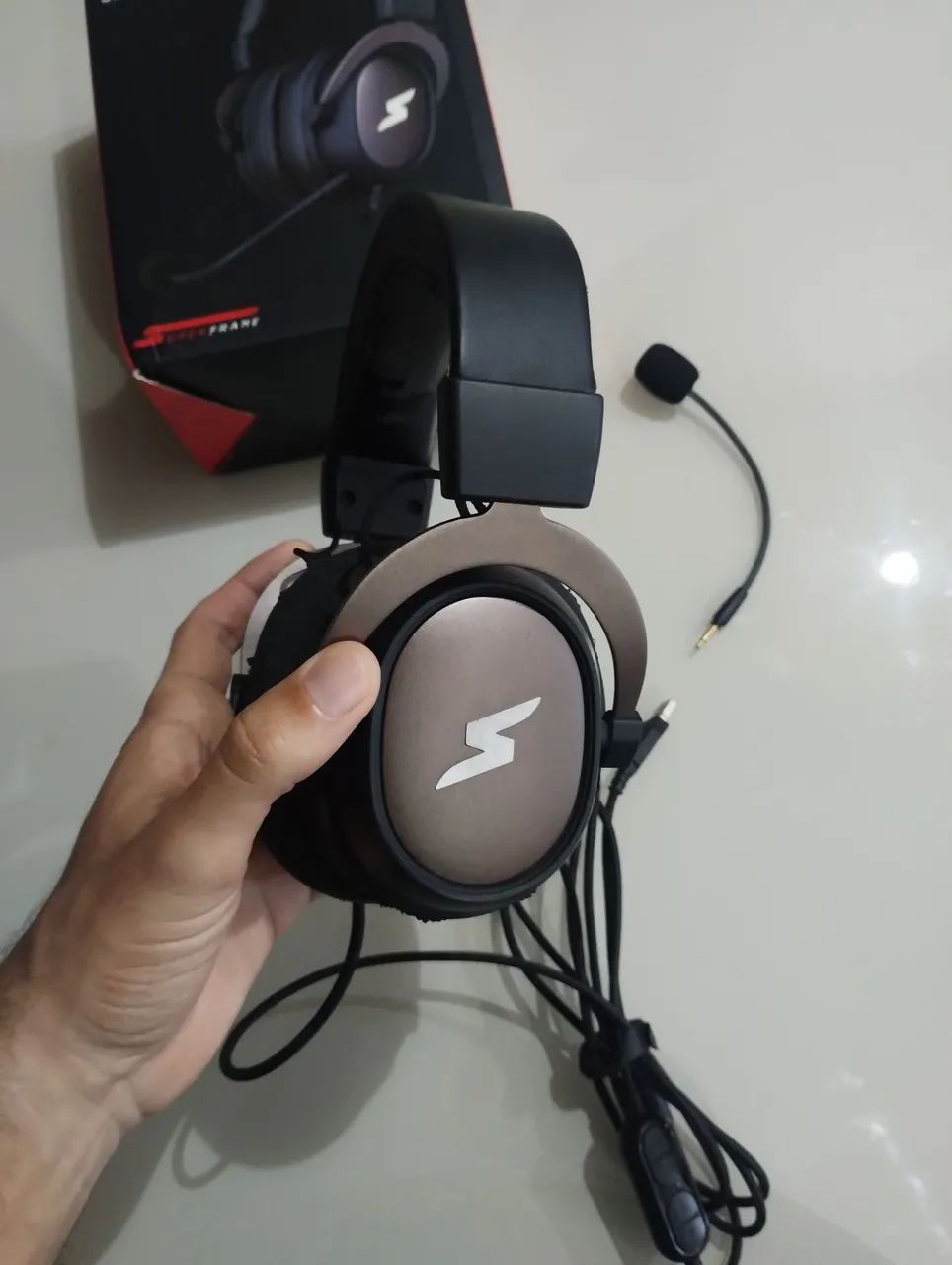 Headset SuperFrame Odin Surround 7.1 (com desgaste) - Foto 4