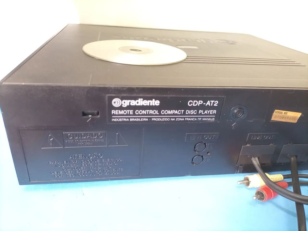 Cd player Gradiente CDP-AT2 , revisado e funcionando. - Foto 4