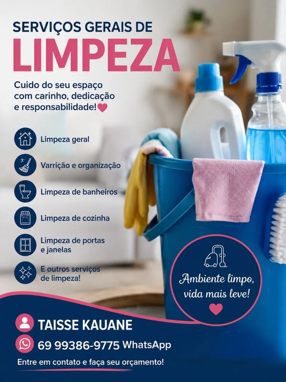  SERVIÇOS GERAIS DE LIMPEZA <br>