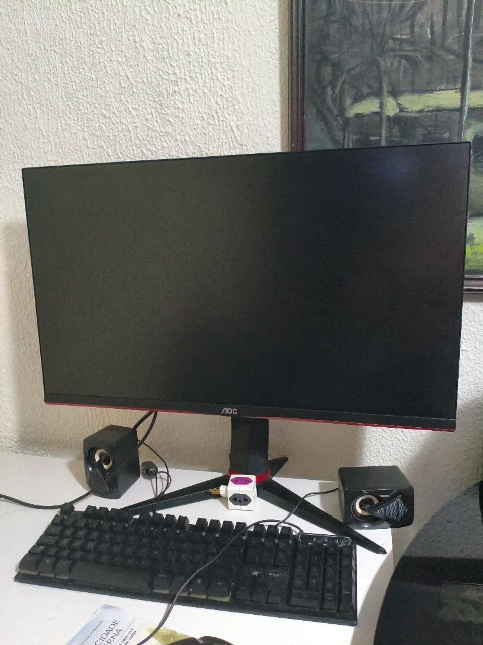 Monitor AOC 29 polegadas vender seminovos bom está funcionando perfeitamente 