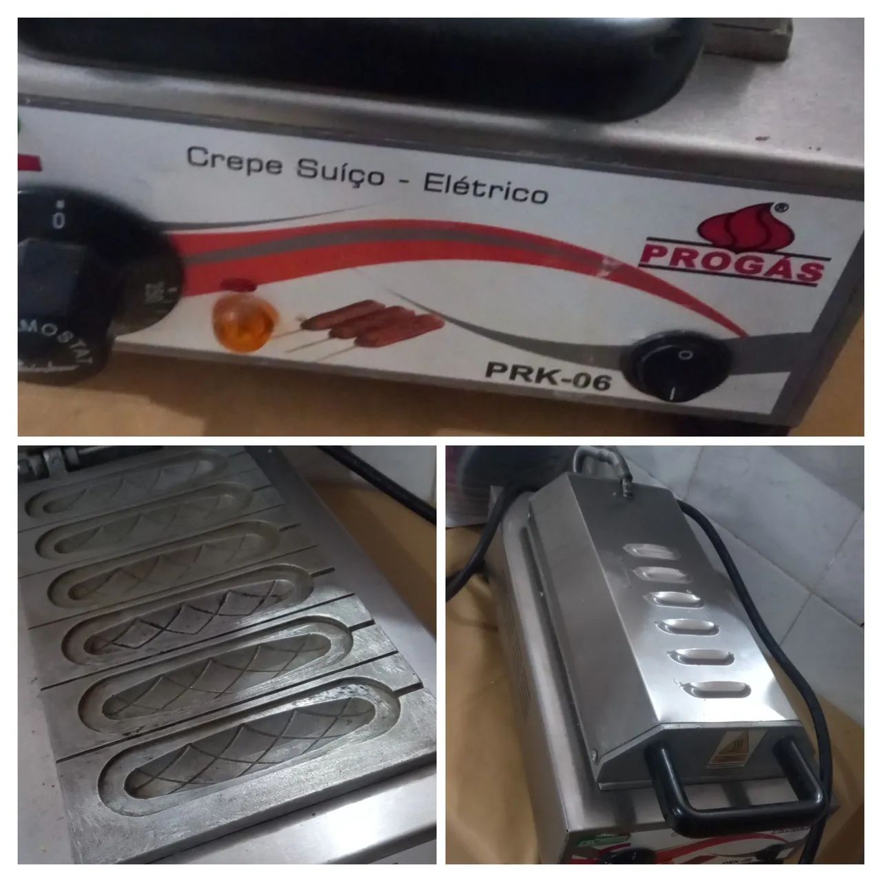 Máquina de crepe suíço 110v - Foto 4