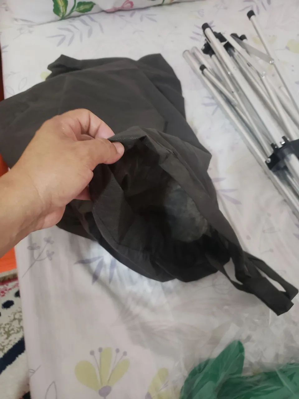 Suporte fundo infinito+bolsa+presilha e com tecido Chrome key - Foto 3