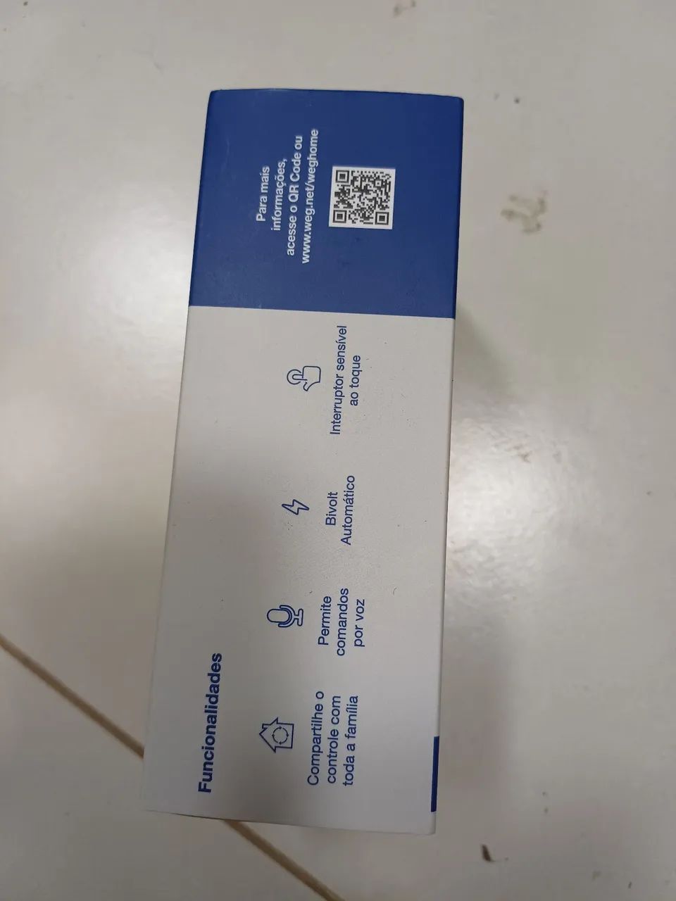 Interruptor Touch-screen 4x2 Wi-Fi + RF WHOME 4 canais  - Foto 2