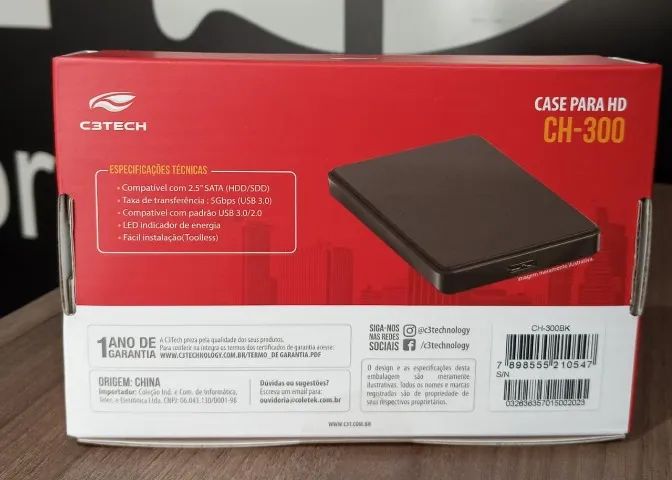 Case para HD CH-300 C3Tech - Foto 2
