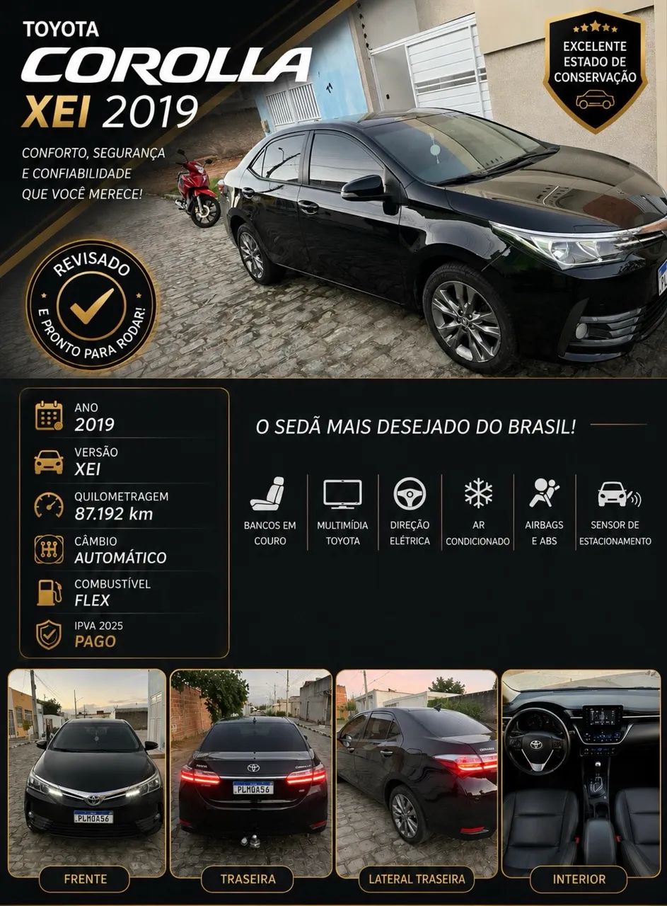 Toyota Corolla Corolla XEi 2.0 Flex 16V Aut. 2019
