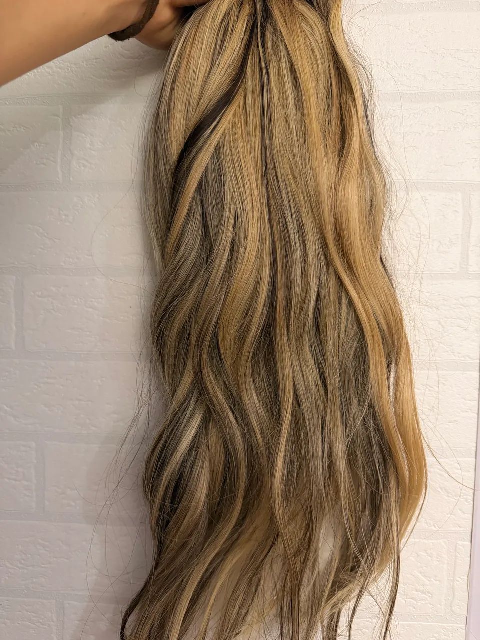 Cabelo humano brasileiro 180 gramas