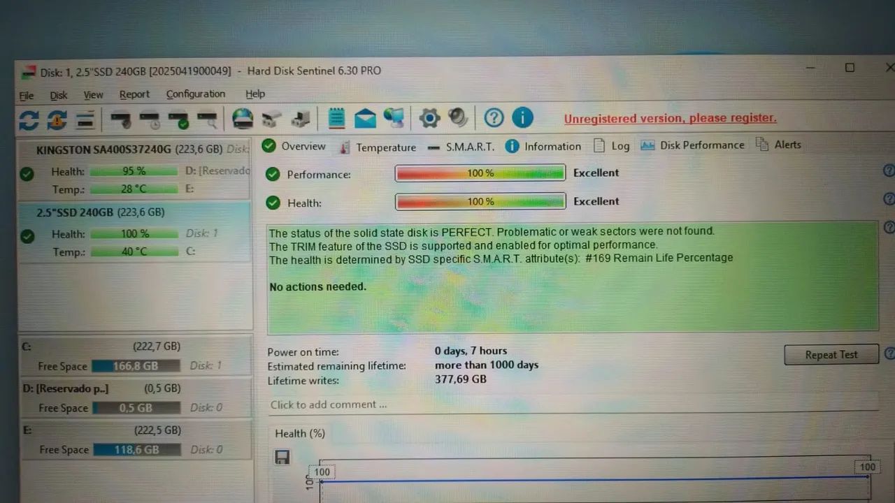 Ssd 240gb sata (novo) - Foto 2