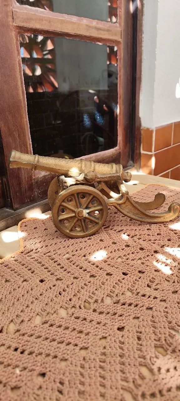 Canhão Decorativo em Ferro Fundido , aproximadamente 30 cm - Foto 5