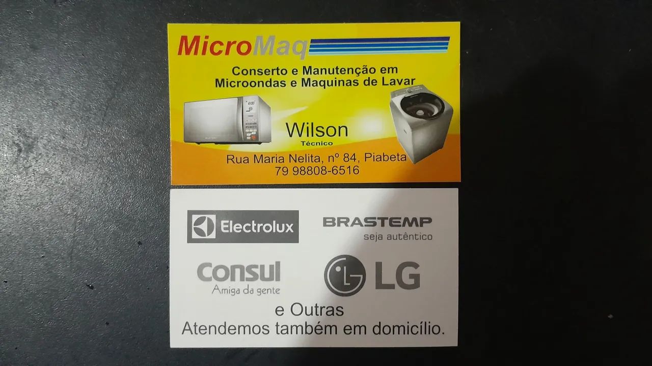 IConserto de máquinas de lavar e microondas 