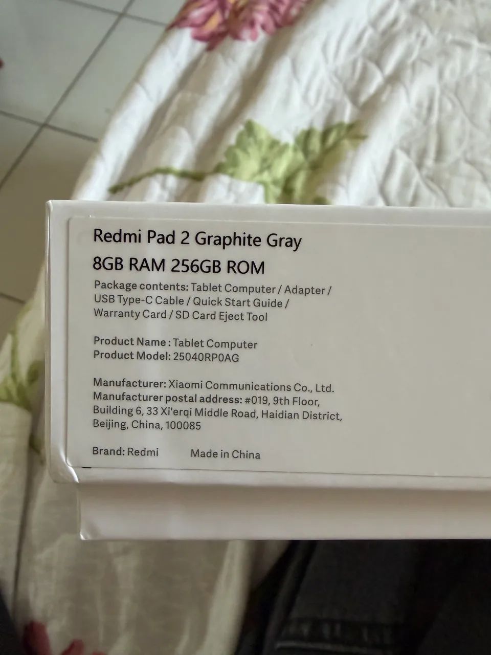 Tablet REDMI PAD 2 256GB - Foto 3