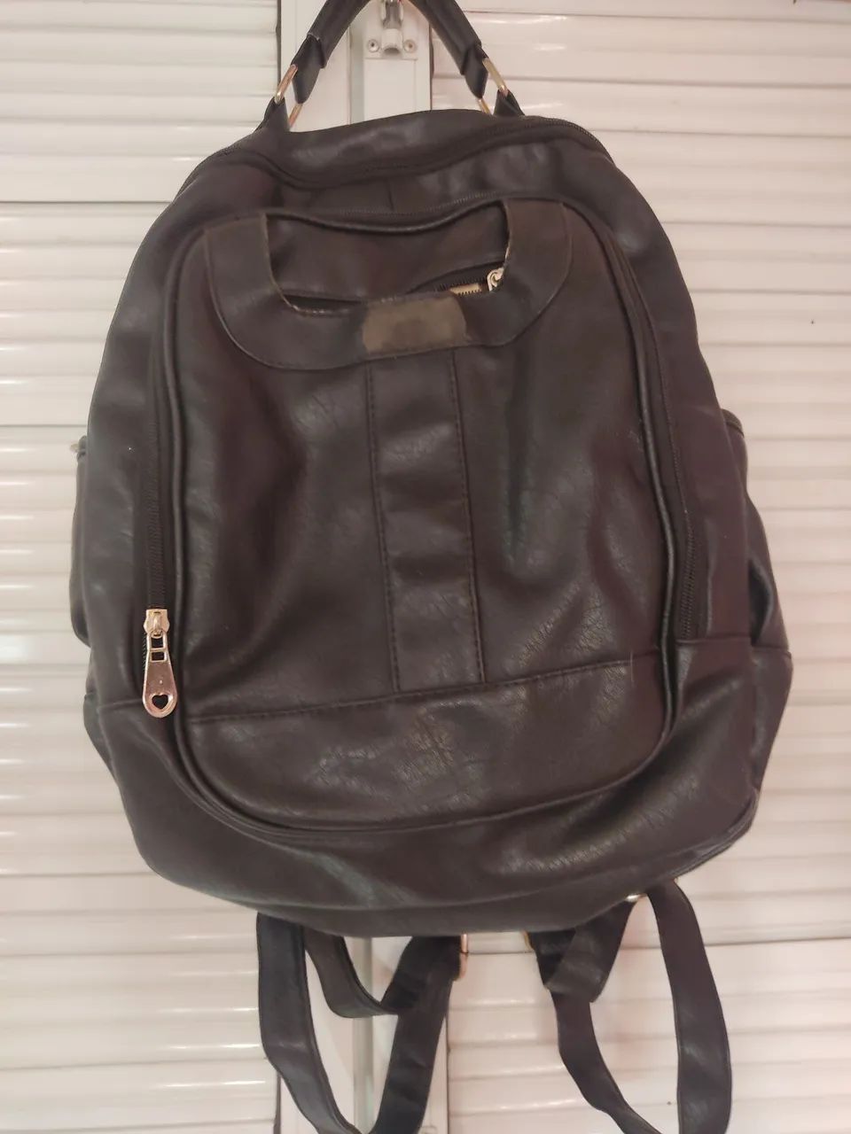 mochila de couro  - Foto 4