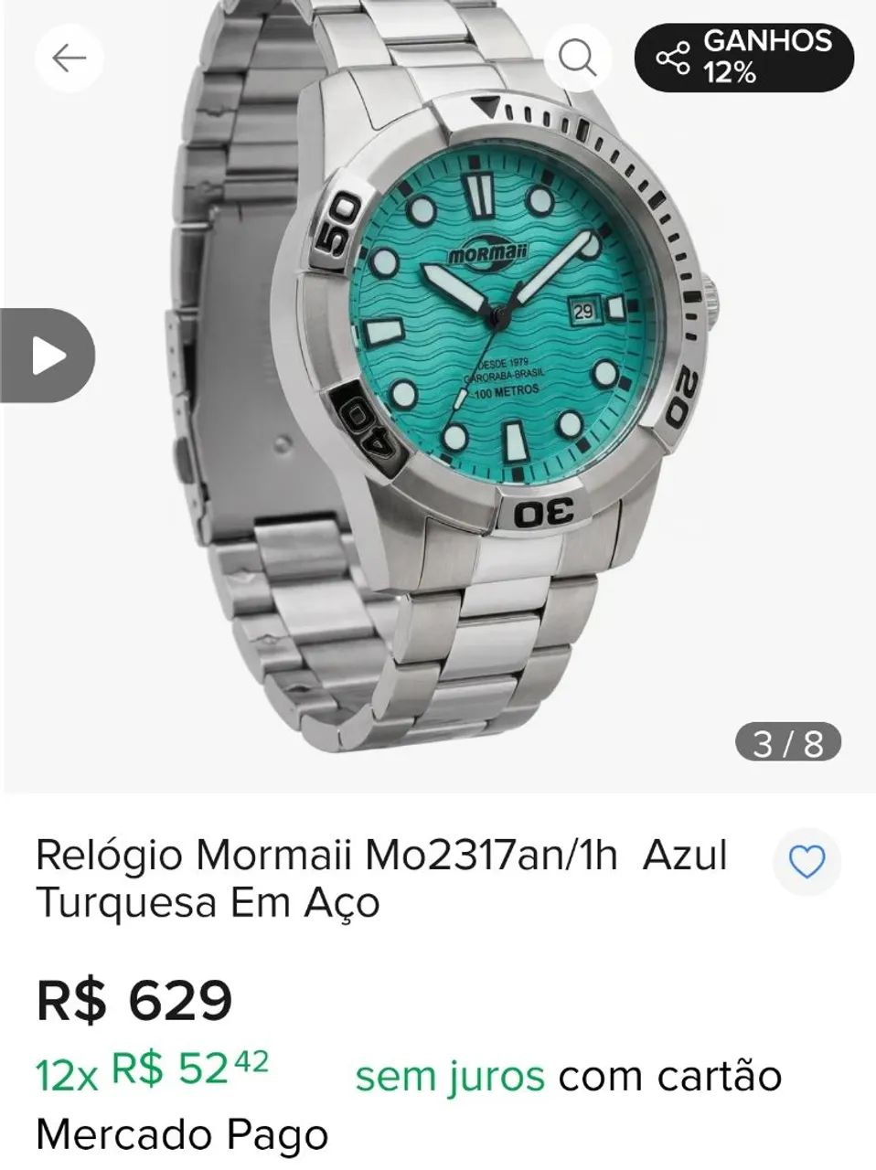 Relógio Mormaii  - Foto 3