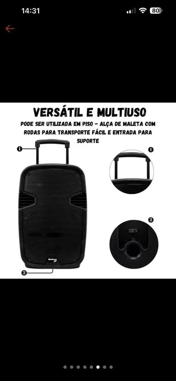 Caixa de som com bluetooth 