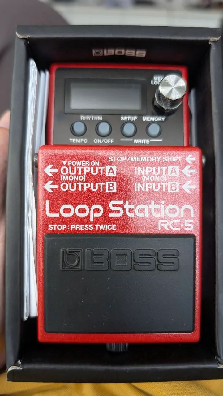 Boss RC-5 Loop Station - Pedal de Loop Profissional 32-bits (Semi-novo) - Foto 2