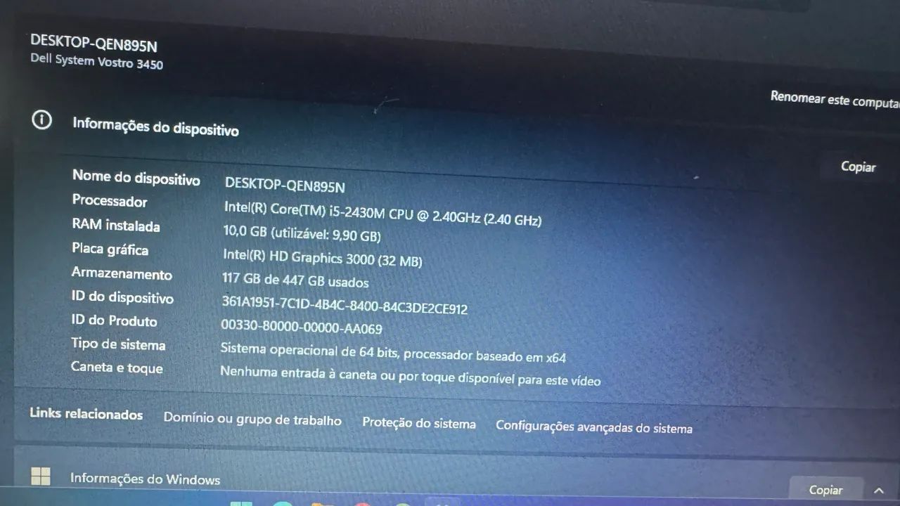 Notebook dell vostro - Foto 3