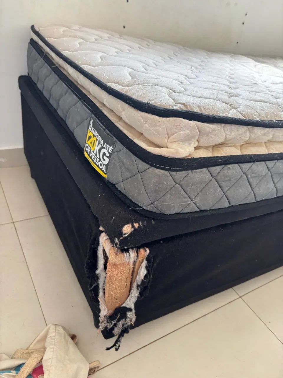 Cama Box Baú Solteiro + Colchão D33 - Foto 5