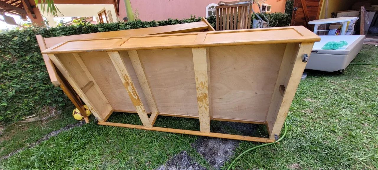 Cama de solteiro com cama auxiliar e três gavetas em madeira maciça.  - Foto 2