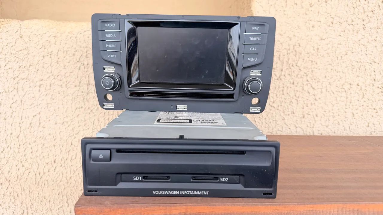 Multimídia Original VW MIB STD NAV Golf MK7 Jetta Passat