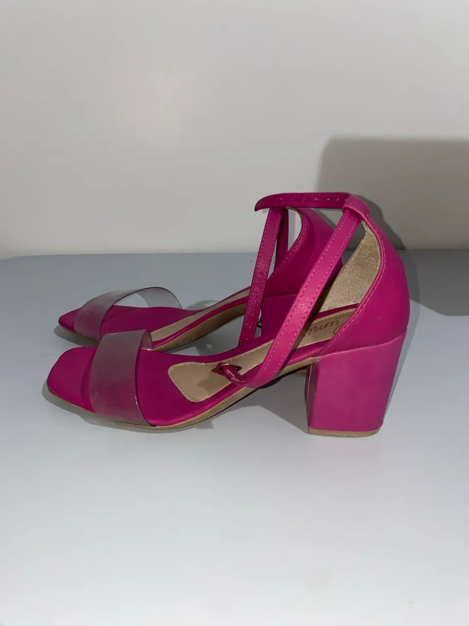 Salto na cor pink 7cm - Foto 3