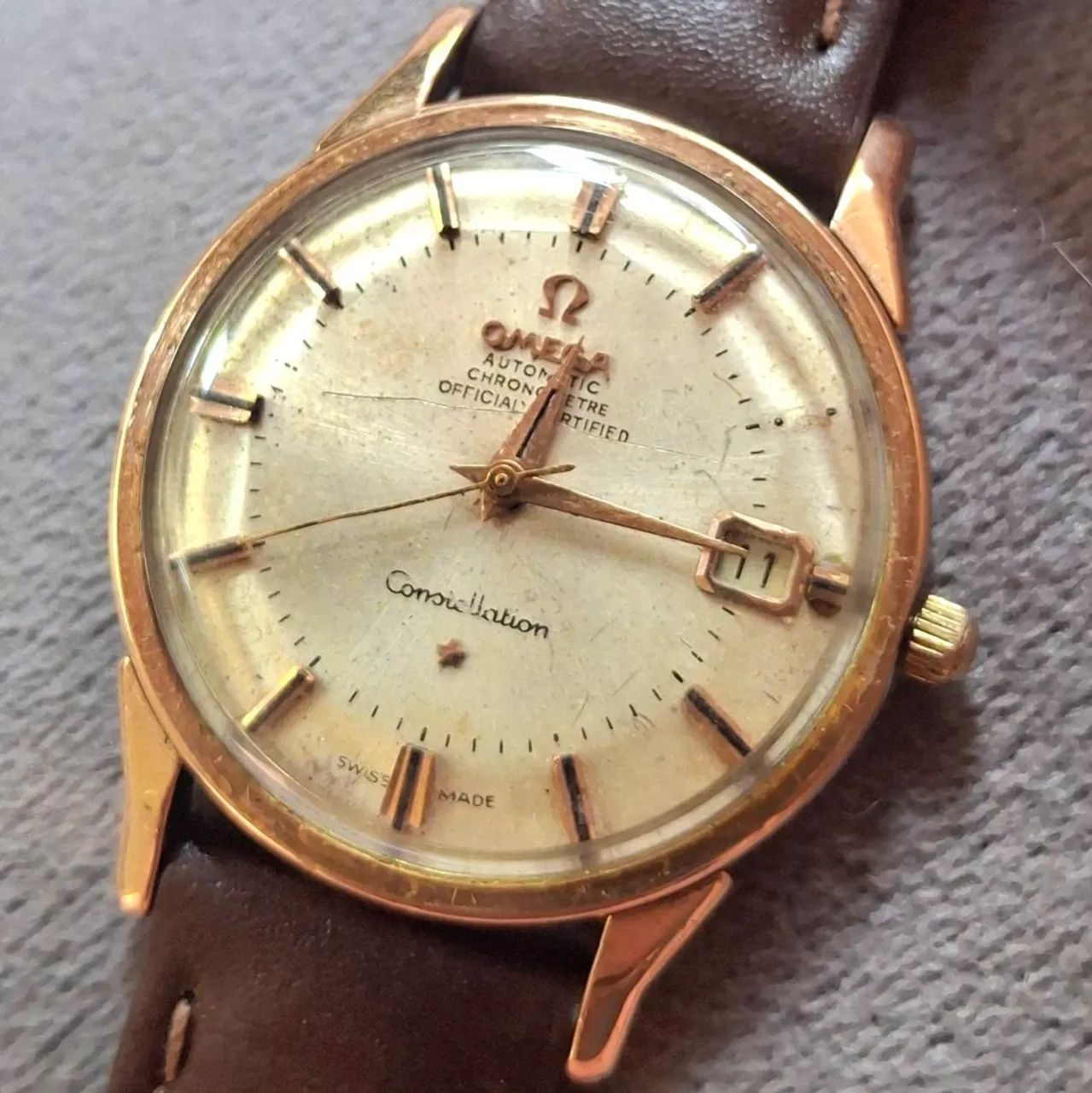 Relógio Omega Constellation Pie Pan para restaurar 