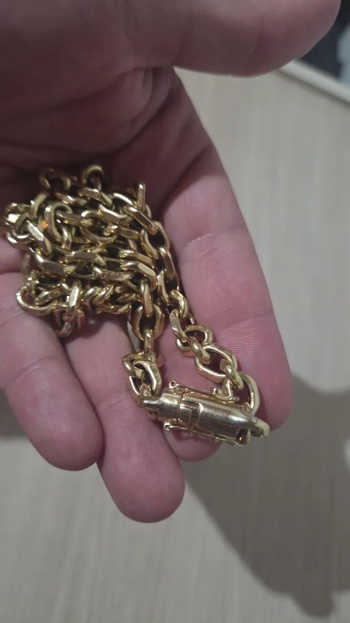 Cordão ouro 18k - Foto 3