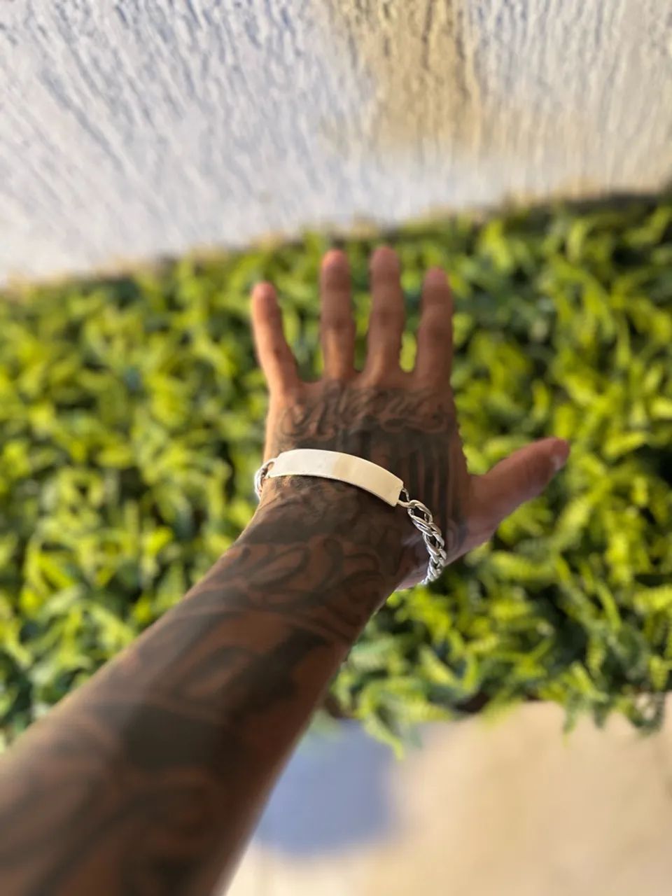 PULSEIRA EM PRATA 925. PLACA 