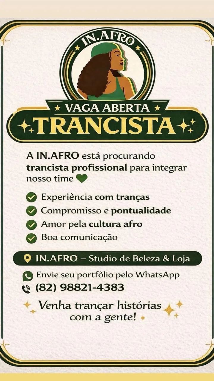 Venha fazer parte do nosso time