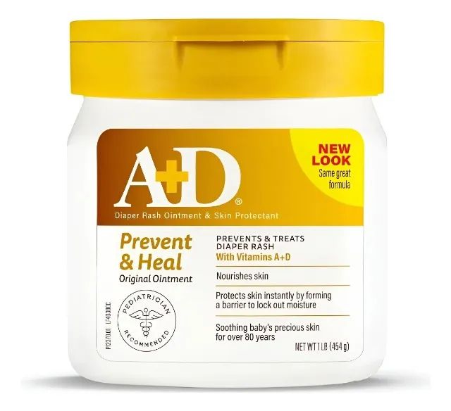 Pomada A+D Prevent Original Pote Grande 454g Importada EUA